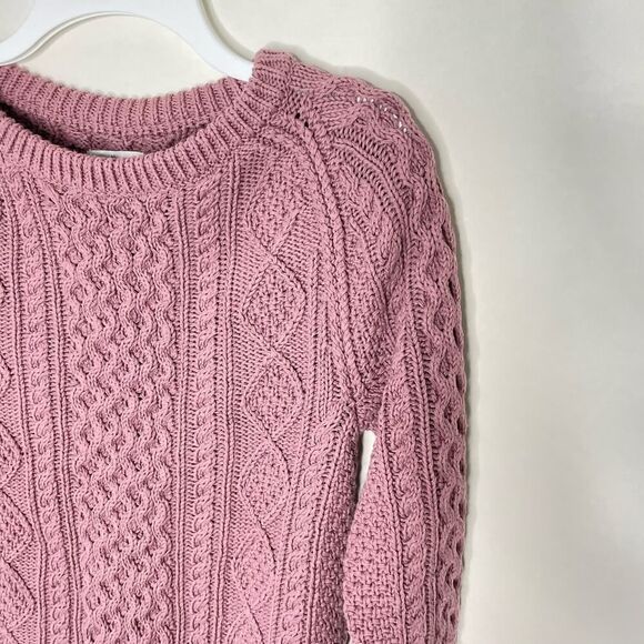 Women's L.L. Bean Signature Cotton Fisherman Knit Crewneck Sweater XXS #AK - Picture 5 of 11